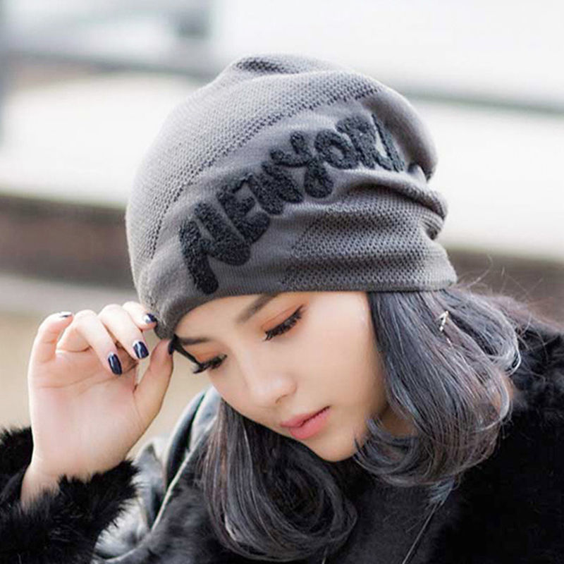 【主播推荐】帽子女新款秋冬韩版时尚女士堆堆帽百搭包头【杰斯】