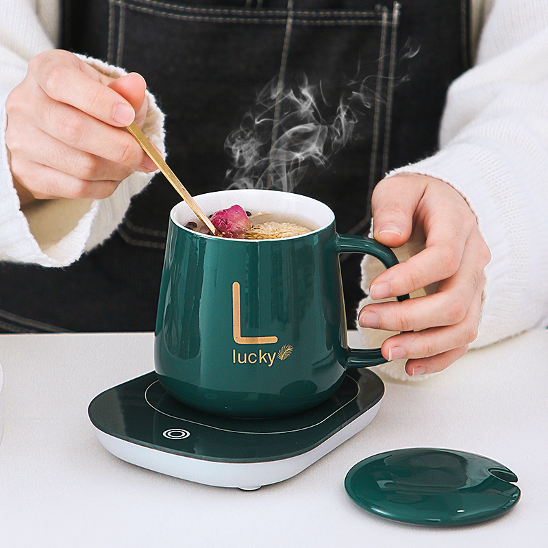 暖暖杯55℃度恒温陶瓷杯