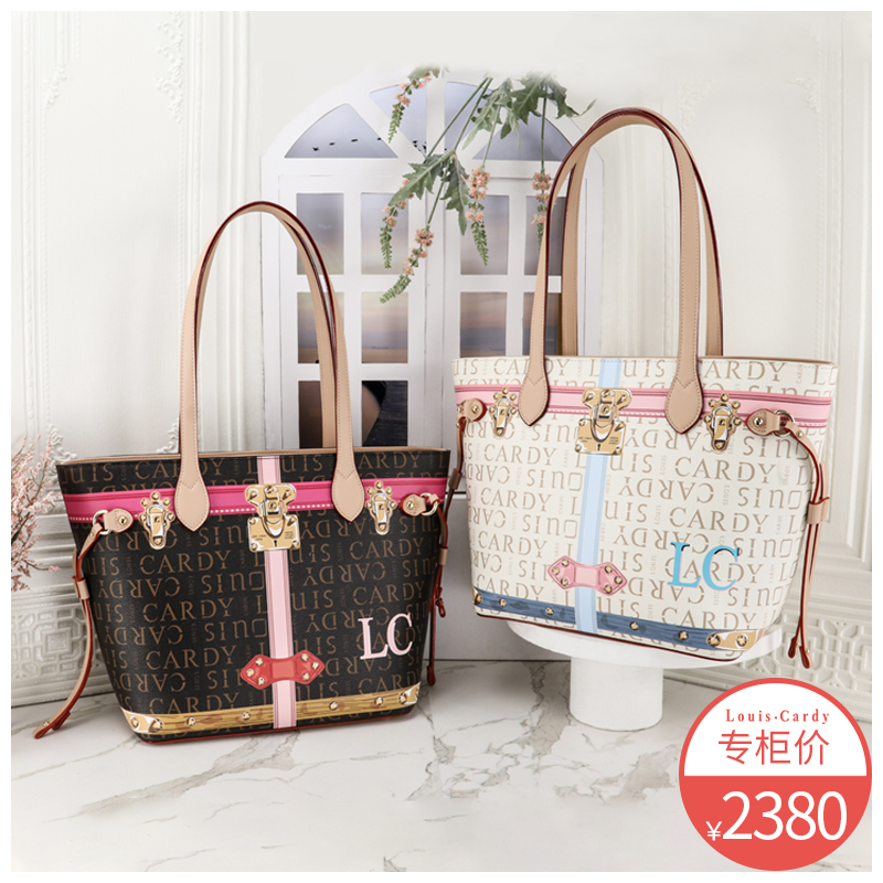 for杰哥女孩  路易卡迪 字母老花印花neverfull