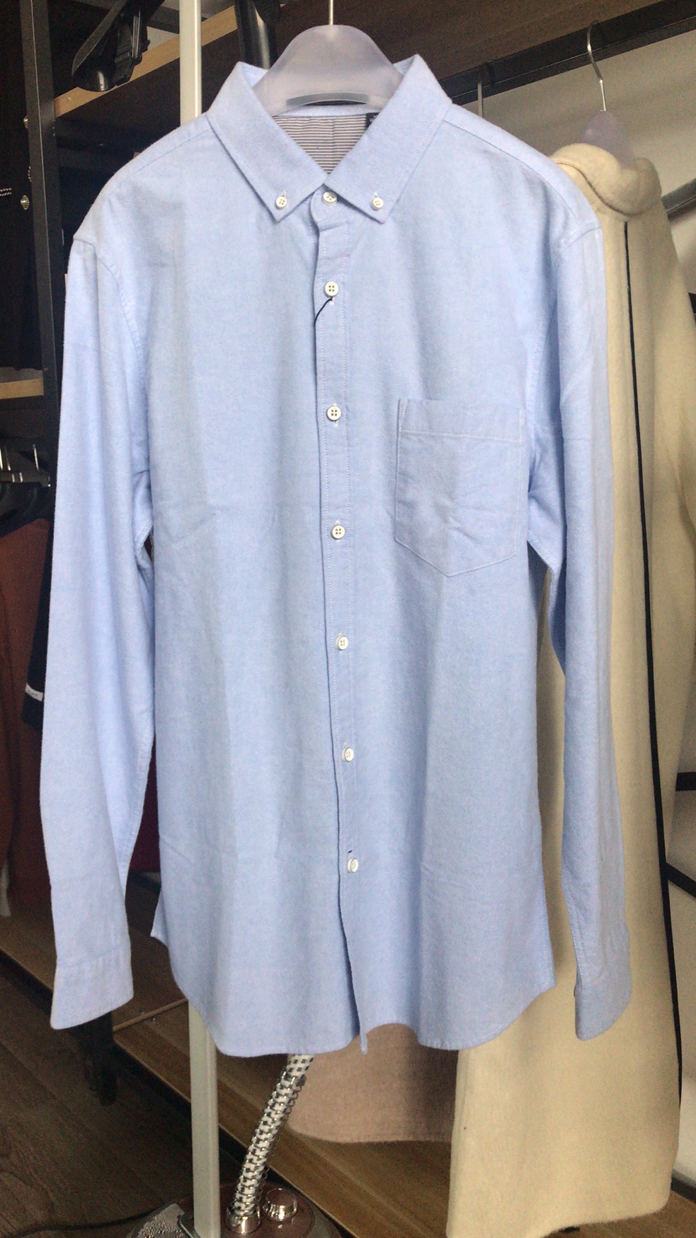 加厚双面磨毛牛津纺衬衫 s1983101