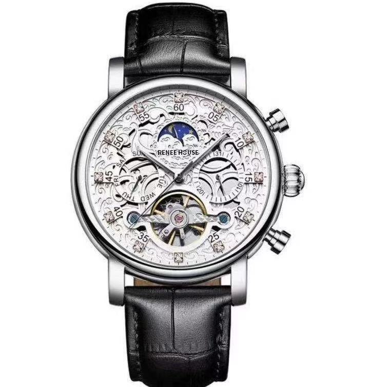 renee house瑞尼世家 陀飞轮机械男表&nbsp; 星座